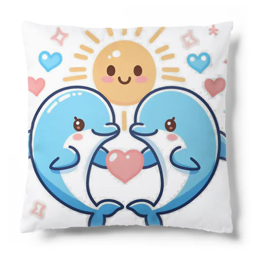 愛♡イルカ Cushion