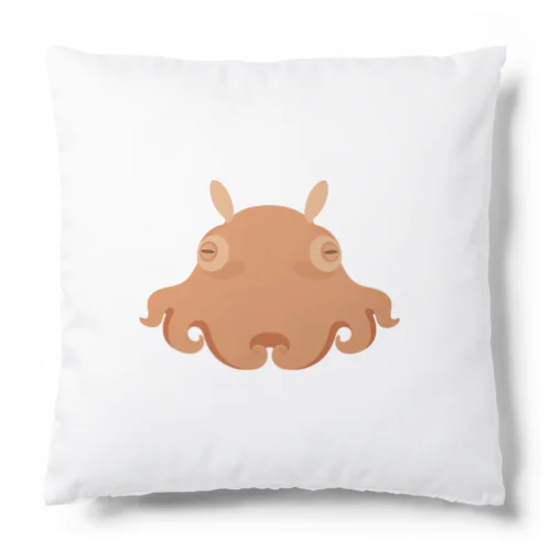 宇宙人のようなキュートでかわいい深海魚の仲間メンダコ Cushion