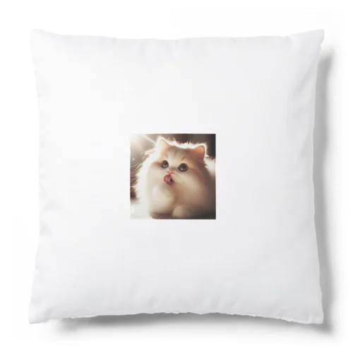 声だして　呼び込むねこちゃん Cushion