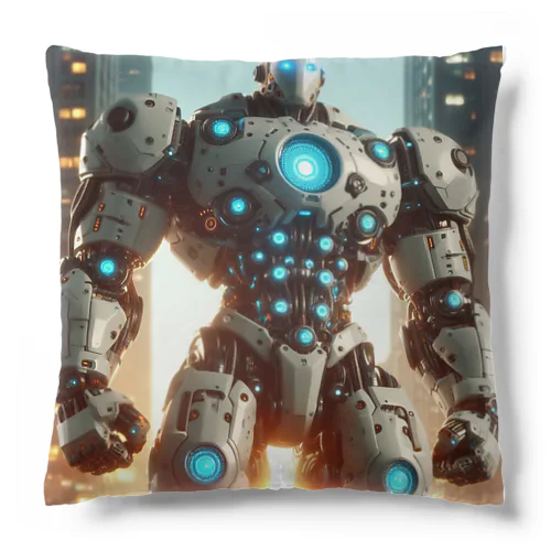 未来を担うヒーロー：人型ロボット「BLUE」 Cushion