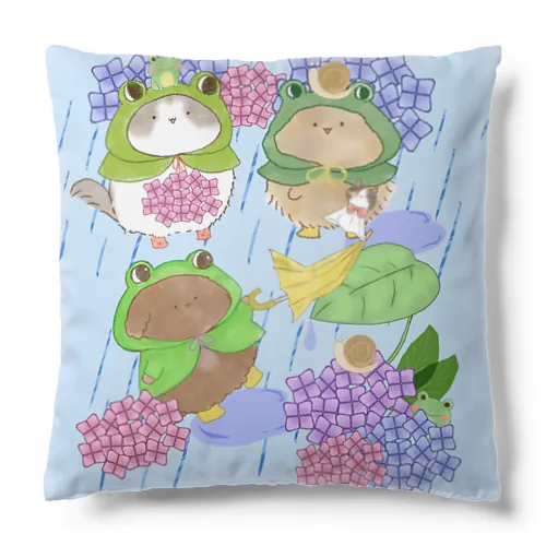 6月　土砂降りの日 Cushion