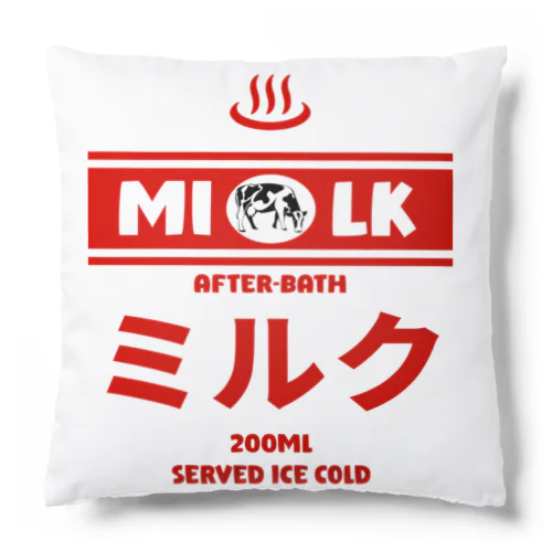 温泉牛乳のミルク♨ Cushion