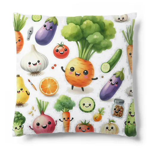 かわいいお野菜 Cushion