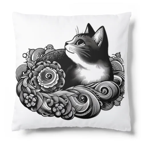 和柄猫 Cushion