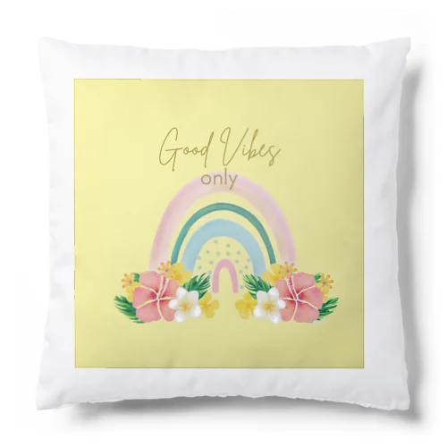 Rainbow_Good Vibes Only Cushion