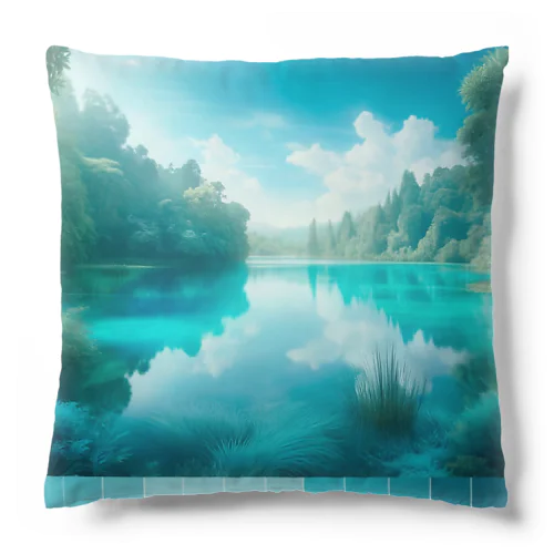  Almost Transparent Blue. Cushion