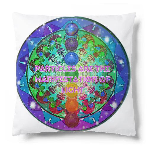Particles are the manifestation of light Cushion