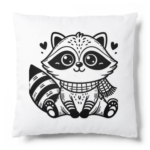 可愛いアライグマのグッズ Cushion