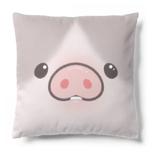 お顔とお尻 しらたまちゃんドアップ Cushion