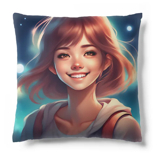 笑顔が魅力的な美少女 Cushion