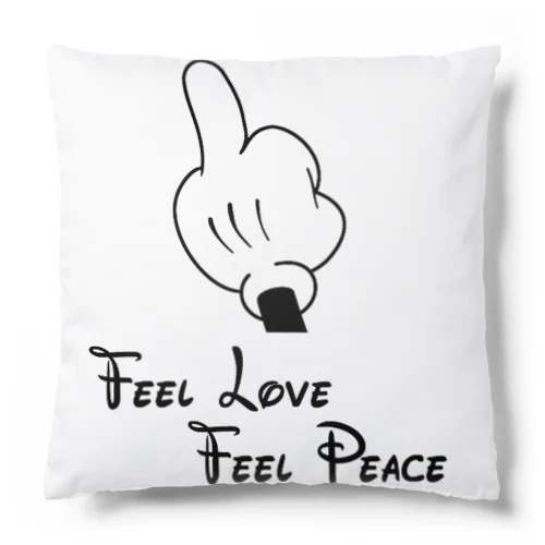 Feel Love Feel Peace グラフィック Cushion