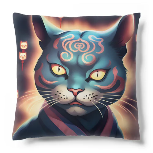 キリリ顔猫003 Cushion