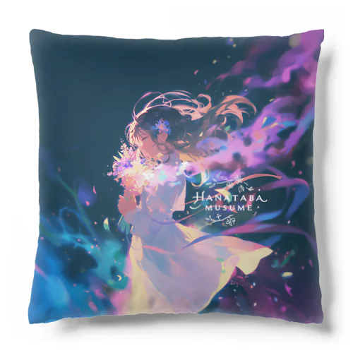 Flowers Blooming in the Night Cushion