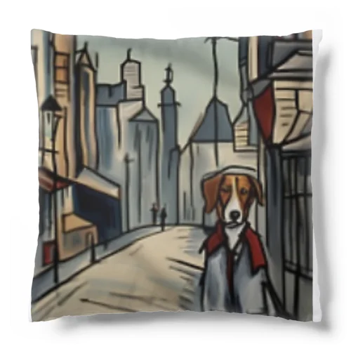 Dog in London  Cushion