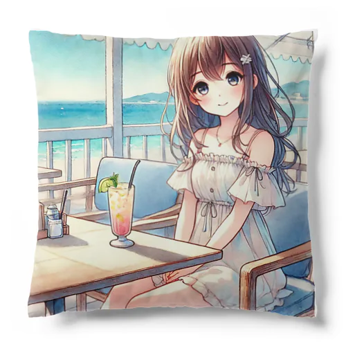 浜辺のカフェで Cushion