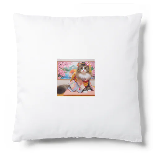 舞妓ネコおにゃん Cushion