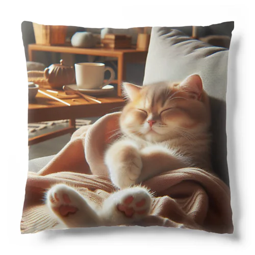 猫×睡眠×癒し Cushion