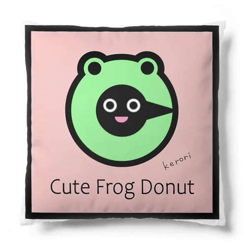 Cute Frog Donut（キュートフロッグドーナツ） Cushion