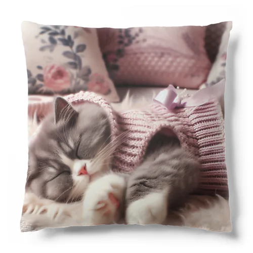 猫×睡眠×癒し Cushion