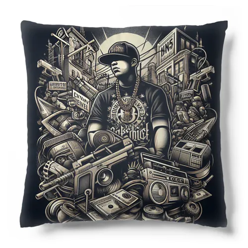 HIPHOPカルチャー Cushion