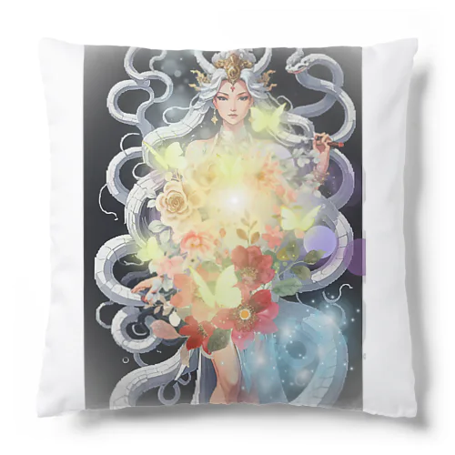 白蛇女神様 Cushion