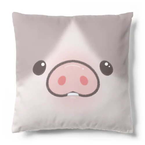 お顔とお尻 しらたまちゃんドアップ Cushion