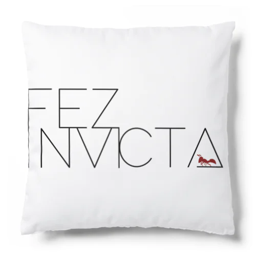 FEZ INVICTA logo bk クッション