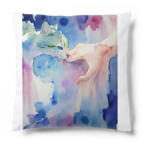 水彩猫 Cushion