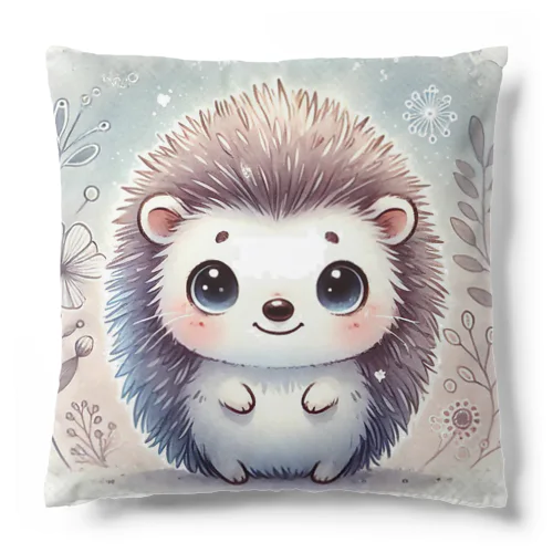 キュートなハリネズミの癒しイラスト Cushion