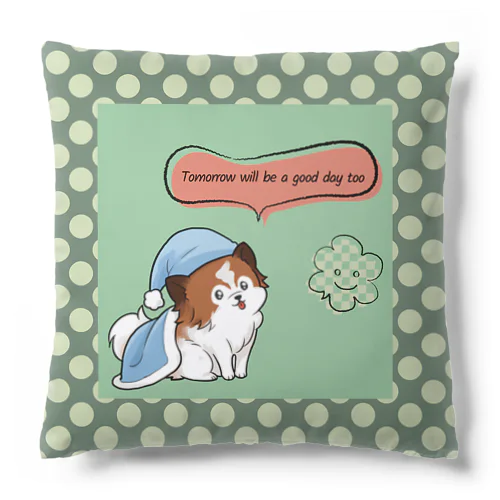 おやすみ犬 Cushion