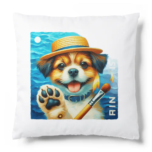 この画像は、夏の終わりをほのかに感じる心温まる瞬間を捉えています。 Cushion