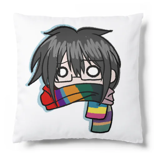 もちもち：寒さに震えるめぐくん Cushion