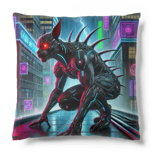 未知の動物 × サイバーパンク宇宙 Cushion
