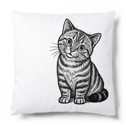 AI作画　猫ちゃん Cushion