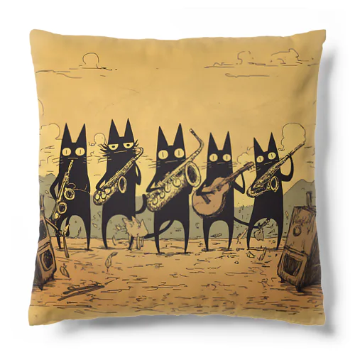 Black Cats cushion. Cushion