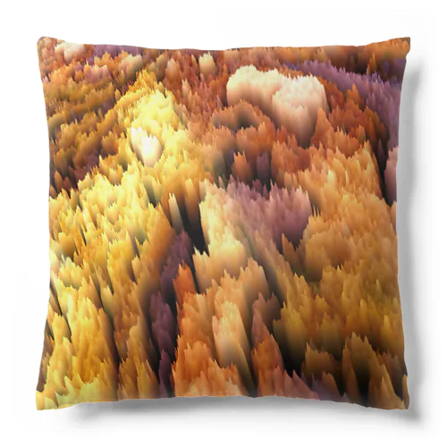 捕らわれの土ロボット模様 Cushion