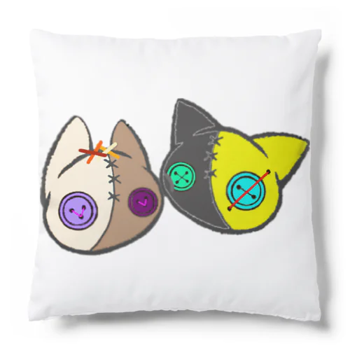 【つむぎはぎシリーズ】トラとウマ Cushion