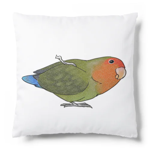 おすましコザクラインコ　きなこちゃん【まめるりはことり】 Cushion