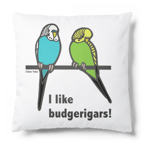 セキセイインコがスキ Cushion