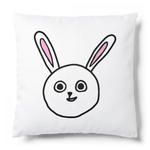 ニヤリなウサギ Cushion