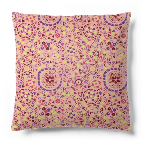 🇹🇷トルコのモザイクランプ（ピンク） Cushion
