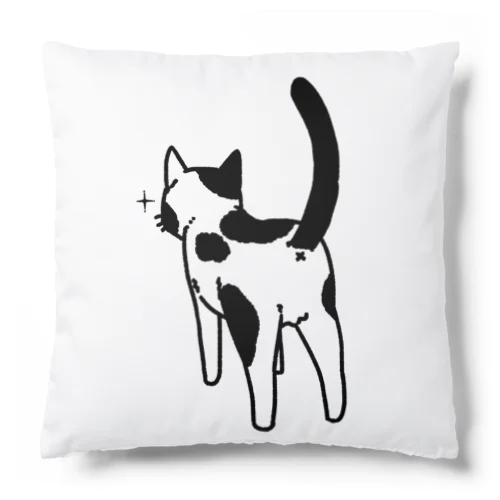 ねこけつ（ぶち猫） Cushion