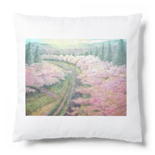 桜の海 Cushion