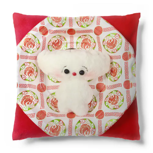 中華どんぶりにいるぎょーざわくん Cushion