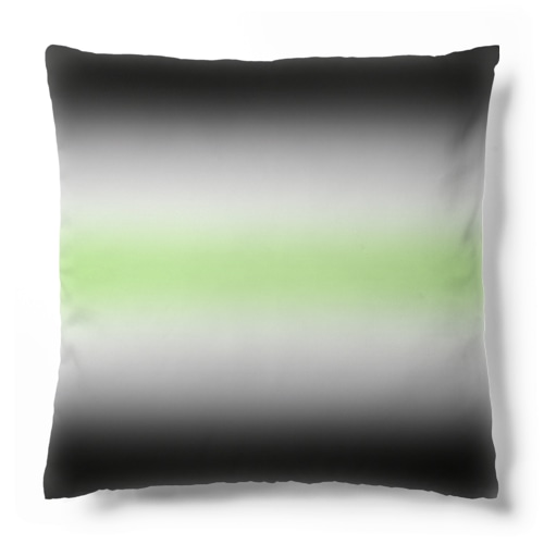 グラデーション　プライドフラッグ　エイジェンダー Cushion
