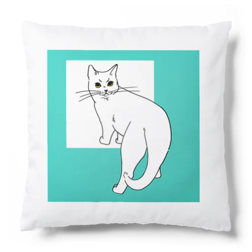 ねこのカイ　振り返り Cushion