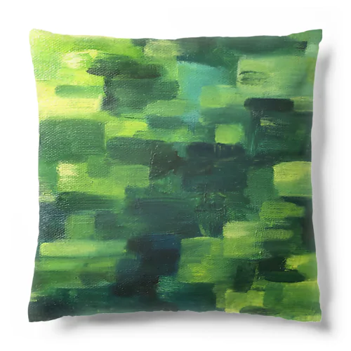 油彩 蓮池 Cushion