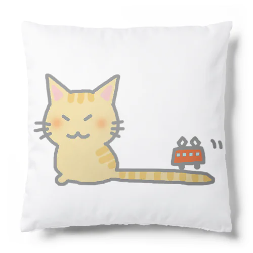 電車猫さん Cushion