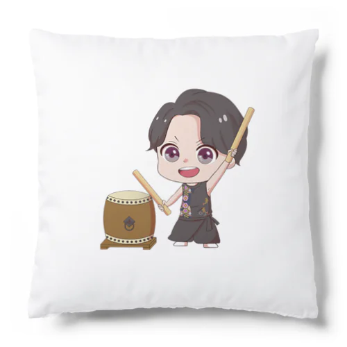 太鼓あっきー（ワンポイント） Cushion