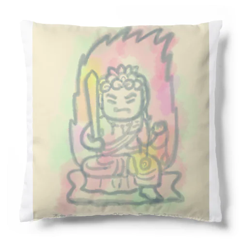 ゆる仏画「不動明王」 Cushion